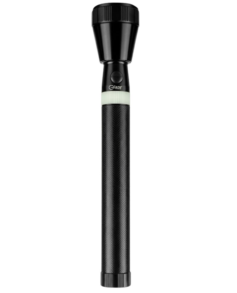 Glaze Rechargeable LED Flashlight XPE2, High Power Torch 330 Lumens, Long Beam Distance 1800m, 4000mAh Battery, Type-C Charging, Portable Emergency Light for Outdoor, Camping & Home - Image 2
