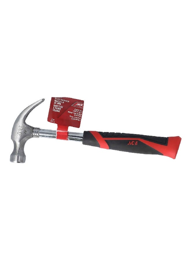 ACE Rubber Grip Claw Hammer Black and Red XM18010324 - Image 2