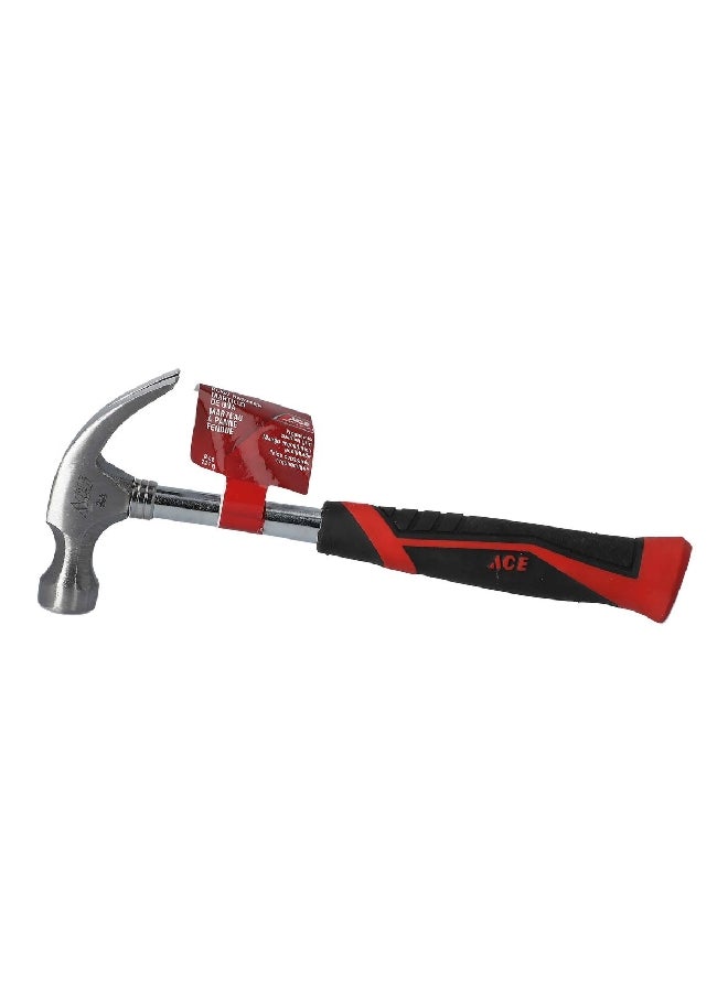 ACE Rubber Grip Claw Hammer Black and Red XM18010324 - Image 1