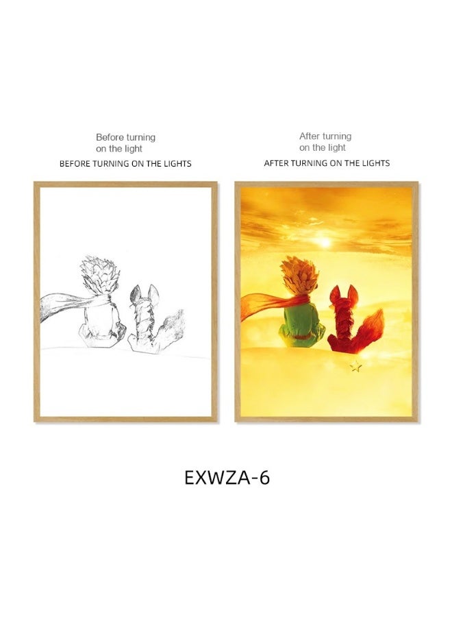 Anna 8-Inch Tri-Color Wireless Touch Changing Decorative Light Art - Image 1