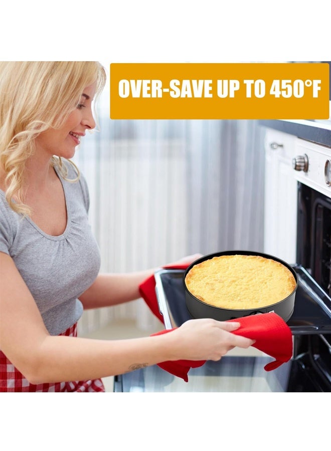 12 بوصة Springform Cheesecake Pan مع القاع القابل للإزالة، الخبز القالب، الكعكة المستديرة المقاومة للتسرب الخبز Pan - Image 5