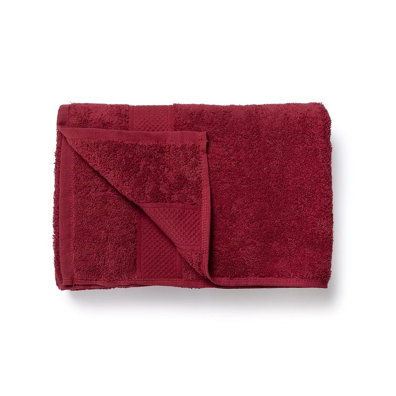 Wakefit مجموعة من 4 من مناشف اليد المصنوعة من قطن تيري 500 GSM من ويكفيت (فلفل حار، أزرق داكن) - Image 3