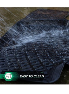 RIZLINER RizLiner Hyundai Tucson 2021-2023 Floor Mats 3D Custom Fit Compatible with  Car Mats Laser Measured 1st & 2nd Row Floor Liners All Weather Non-Slip (Black)  - Image 5