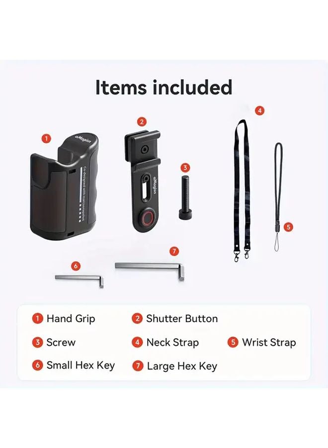 مجيسن مجموعة قبضة الشارع للإطلاق السريع لـ إنستا360 إيس برو، دي جي آي أوسمو أكشن 5، جوبرو 12، 13 سلسلة - Image 1