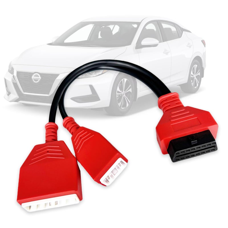 AMHTDOL 16 32 Bypass Cable Compatible for Nissan Sylphy B18 Connector Gateway Adapter for Key Without Password 1632pin Cable Fit for X431 MX808 MS908S IM608 N51 VVDI Obdii Scanner Diagnosis Tool