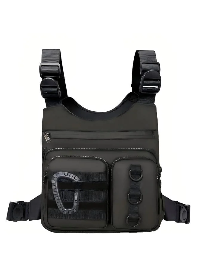 Black Tactical Chest Rig Bag