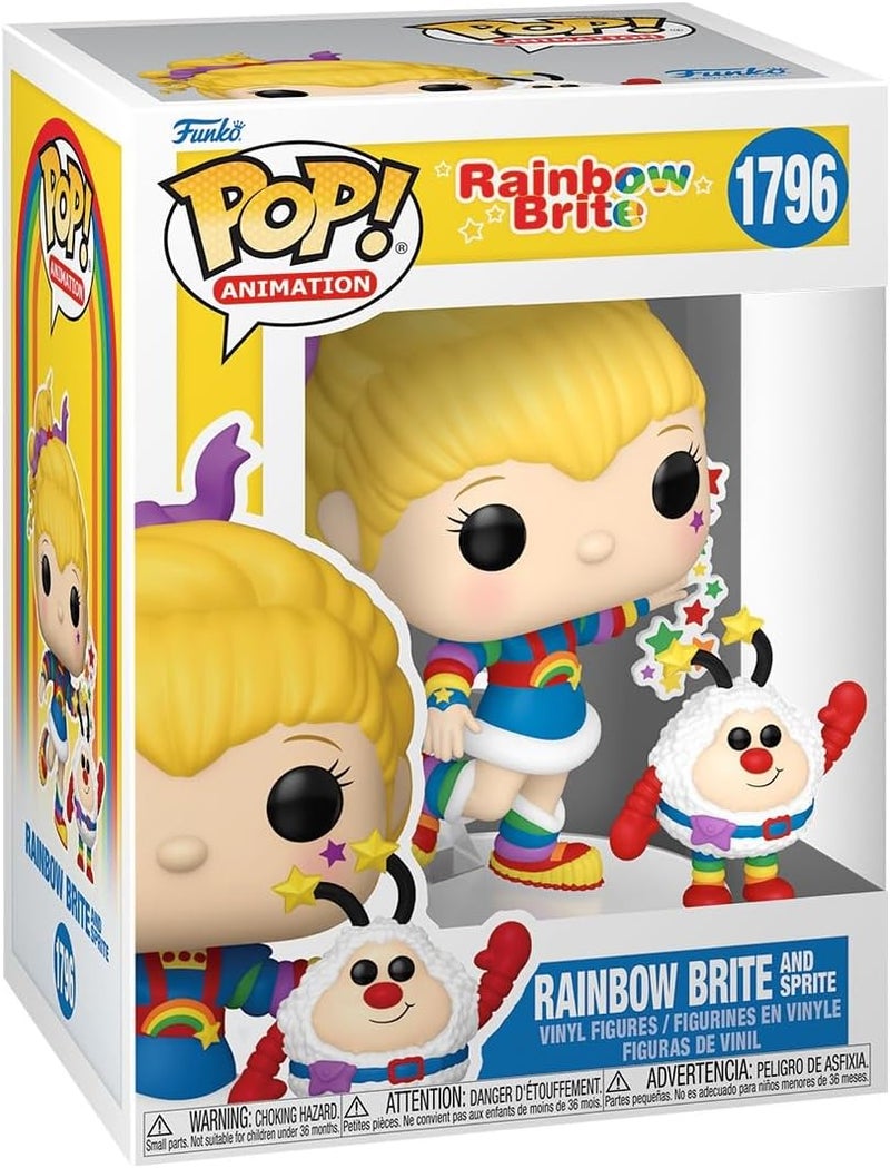 Funko PopBuddy Rainbow Brite  Rainbow Brite and Twink  Collectable Vinyl Figure  Gift Idea  Official Merchandise  Toys for Kids  Adults  Ad Icons Fans  Model Figure for Collectors - Image 1