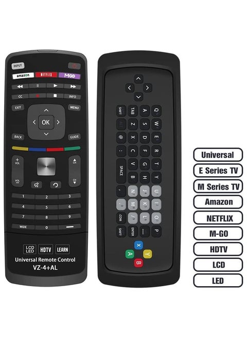 Universal Remote Control Compatible Replacement for Vizio E Series TV/M Series TV/HDTV/LCD/LED