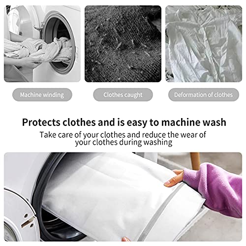 MDSXO 3 Pack Large Mesh Laundry Bags by MDSXO- Fine Durable Lingerie Delicates Bag for Washing Machine 16 * 20 inch [3 Pack] - Image 5