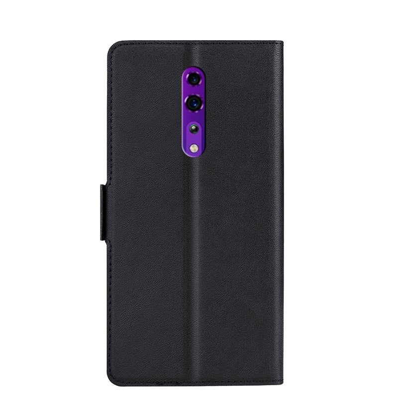 HuHa Case Cover For OPPO Reno Z Ultra-thin Voltage Side Buckle PU + TPU Leather Phone Case(Black) - Image 3