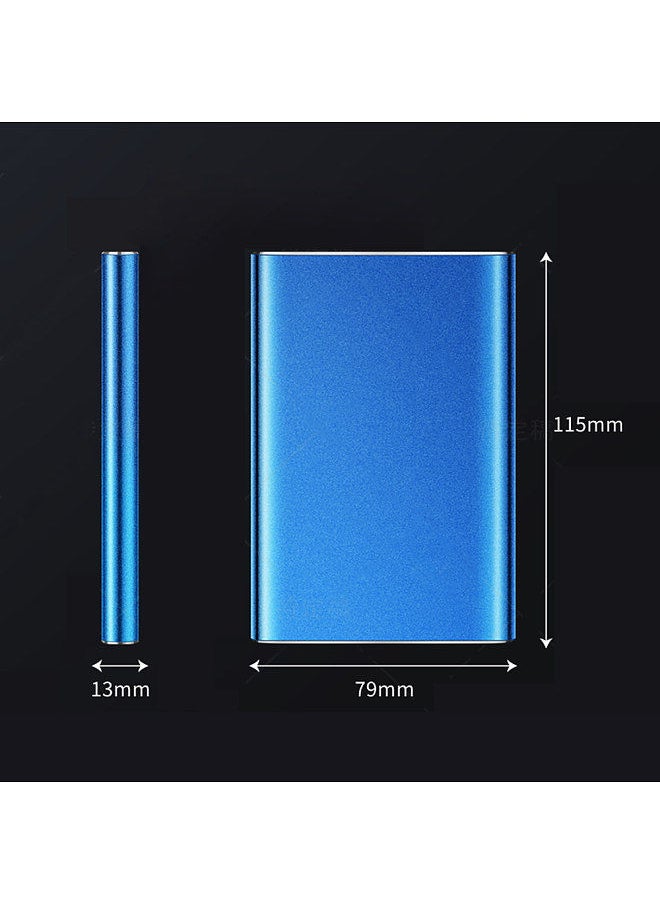 Generic 1TB USB3.0 High-speed Portable Hard Disk 2.5 inch SATA Mobile Hard Drive High-speed Transmission for PC Laptop Blue  - Image 3