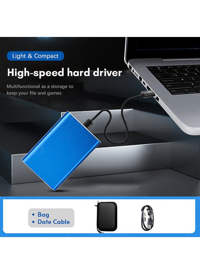 Generic 1TB USB3.0 High-speed Portable Hard Disk 2.5 inch SATA Mobile Hard Drive High-speed Transmission for PC Laptop Blue  - Image 5