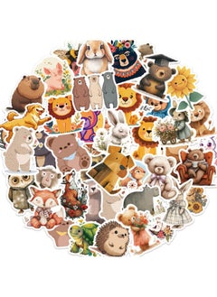 Animal Stickers 50Pcs Cute Animal Stickers Set For Kids Zoo Theme Party, Cartoon Animal Vinyl Waterproof Animal Bottle Phone Skateboard Laptop Luggage Car Sticker Packs - pzsku/ZEE0C4725D8FCA9CDB87BZ/45/_/1734347989/d016c434-4e3a-40f6-99dc-4feaac64fa71