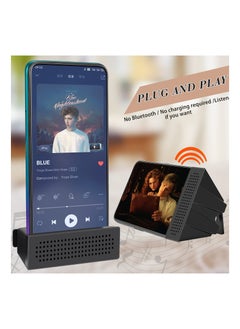 Y&D Sound Amplifier Cell Phone Holder Stand Portable Mini Bluetooth Speaker Practical Tool Base Mobile with Gifts for Family Girl Boy Friend  - Image 3