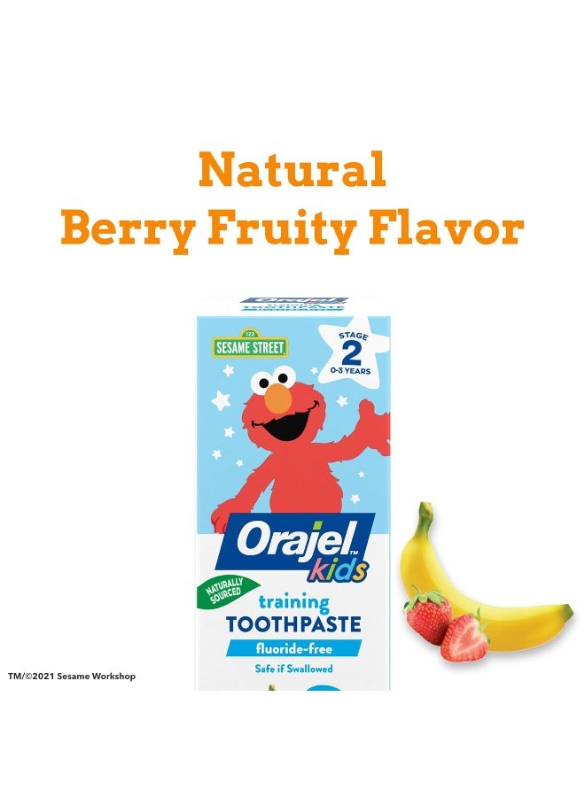 Orajel Kids Elmo Training Toothpaste FluorideFree 1 Pediatrician Recommended FluorideFree Toothpaste 15oz Tube - Image 4