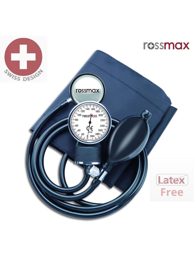 روزماكس جهاز قياس ضغط الدم الزئبقي (أنيرويد) Rossmax GB102 (لون أسود)، مع سماعة طبية - Image 4