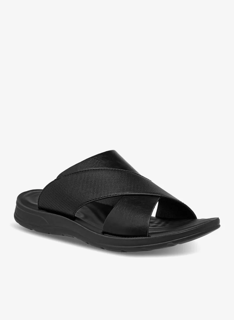 ال بي ال من شو اكسبرس Men Cross Strap Arabic Sandals