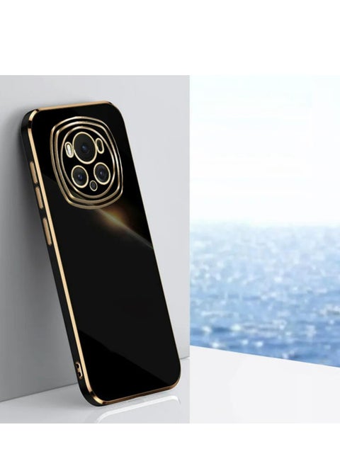 Phone Case Cover for Honor Magic 6 Pro 5G, Luxury Plating Soft Back Cover, Raised Full Camera Protection, Slim Thin TPU Mobile Phone Case