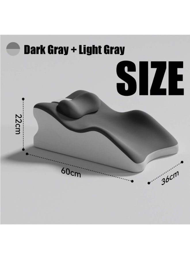 Bukela Relax Cush Pillow,2025 New Model Relax cush Ergonomic Pillow, Supports Posture in Any Position, Stomach Sleeping Pillow with Removable Cover,Suitable for Massage, Reading and Other Projects - Image 2