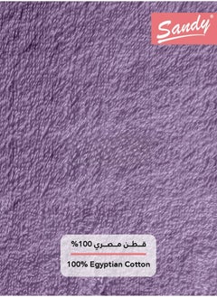 Sandy Sandy 100% Cotton Luxury Bath Towel for Face, Ideal for Daily Use, Quick Dry, High Absorbent and Super Soft 70x40 cm, Purple  - Image 5