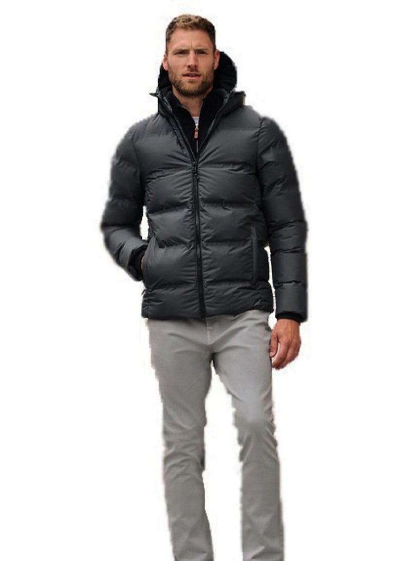 general Winter bomber Zipped Jacket With Removable Hood - Image 1