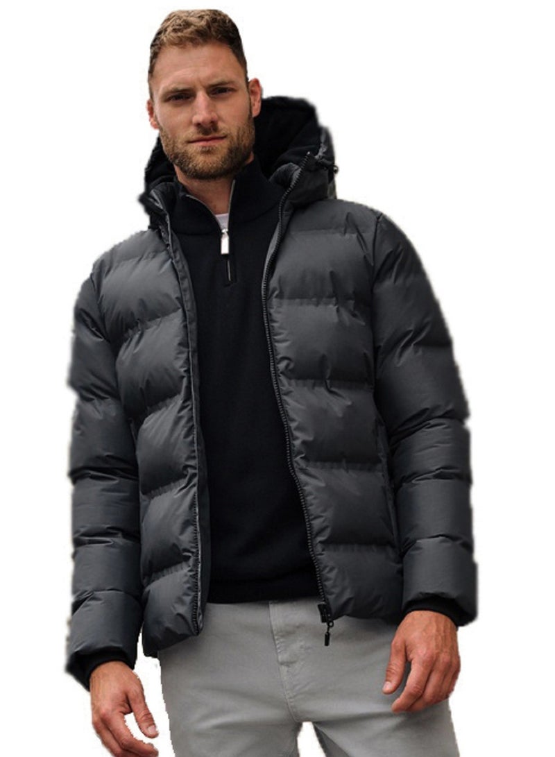 general Winter bomber Zipped Jacket With Removable Hood - Image 2