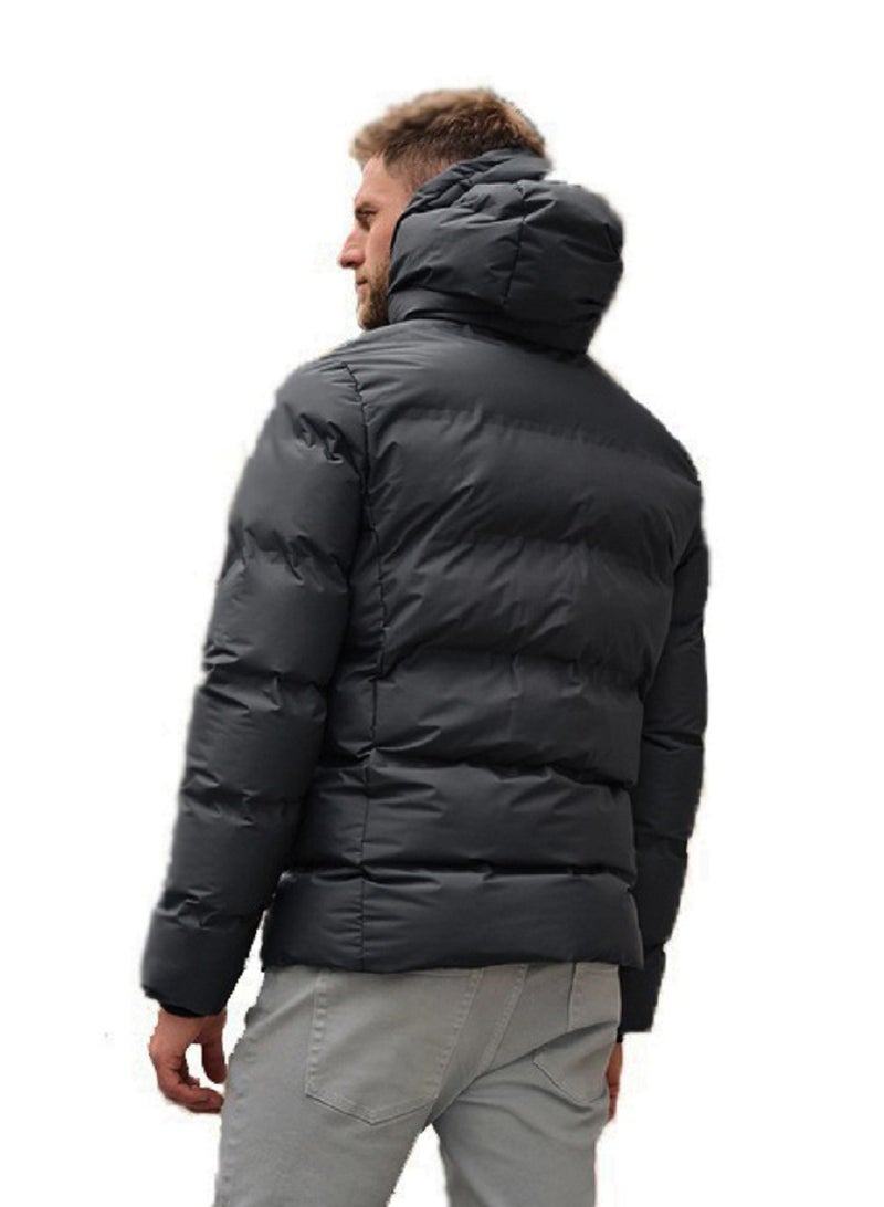 general Winter bomber Zipped Jacket With Removable Hood - Image 4