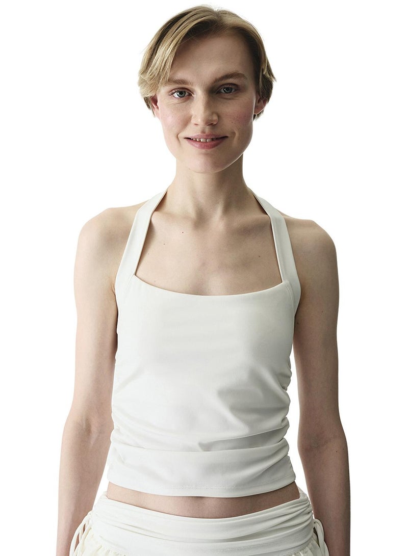 Penti Women's Easy-Care Sports Cloud Halter Neck Top - White - Image 1