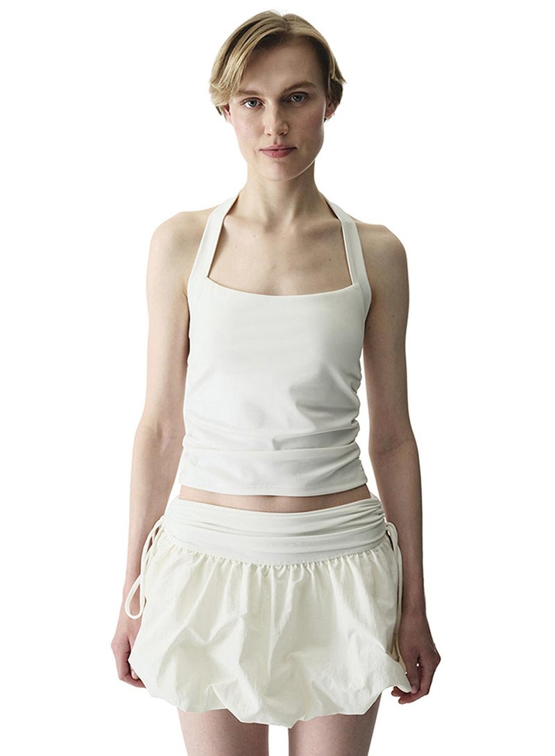 Penti Women's Easy-Care Sports Cloud Halter Neck Top - White - Image 5