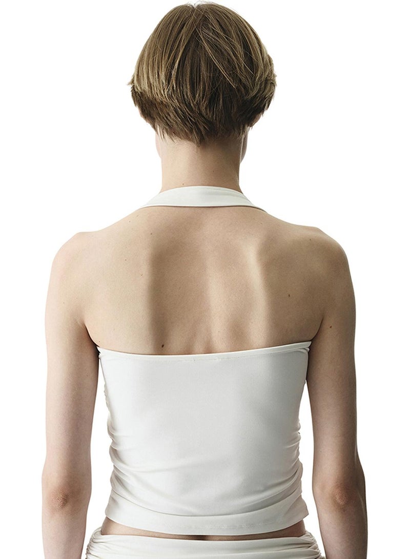 Penti Women's Easy-Care Sports Cloud Halter Neck Top - White - Image 2