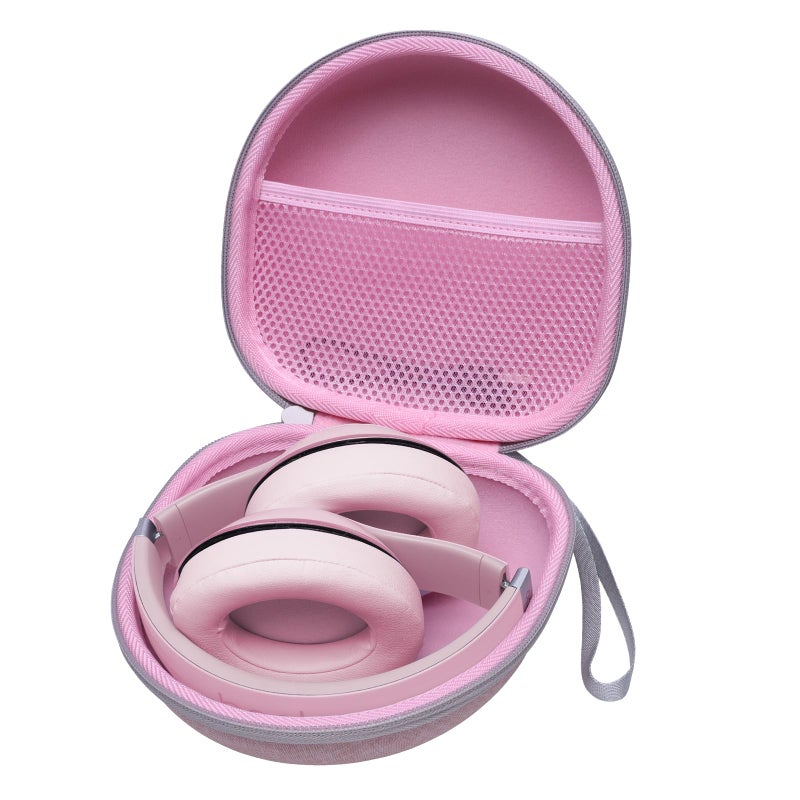 XANAD Headphone Headset Case for Beats/JLab/Lorelei X8/JBL/TOZO/BERIBES/Picun/KVIDIO Noise Cancelling Over-Ear Foldable Headphones (Pink) - Image 1