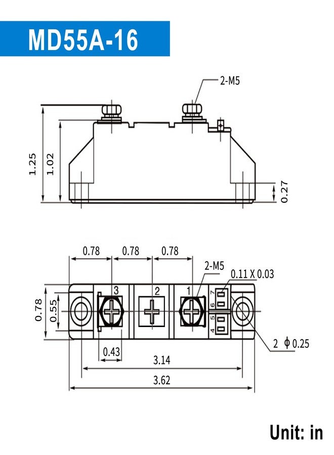 LCLCTC 1-Way Diodes 12V Md 55A (50Amp)-16; - Image 2