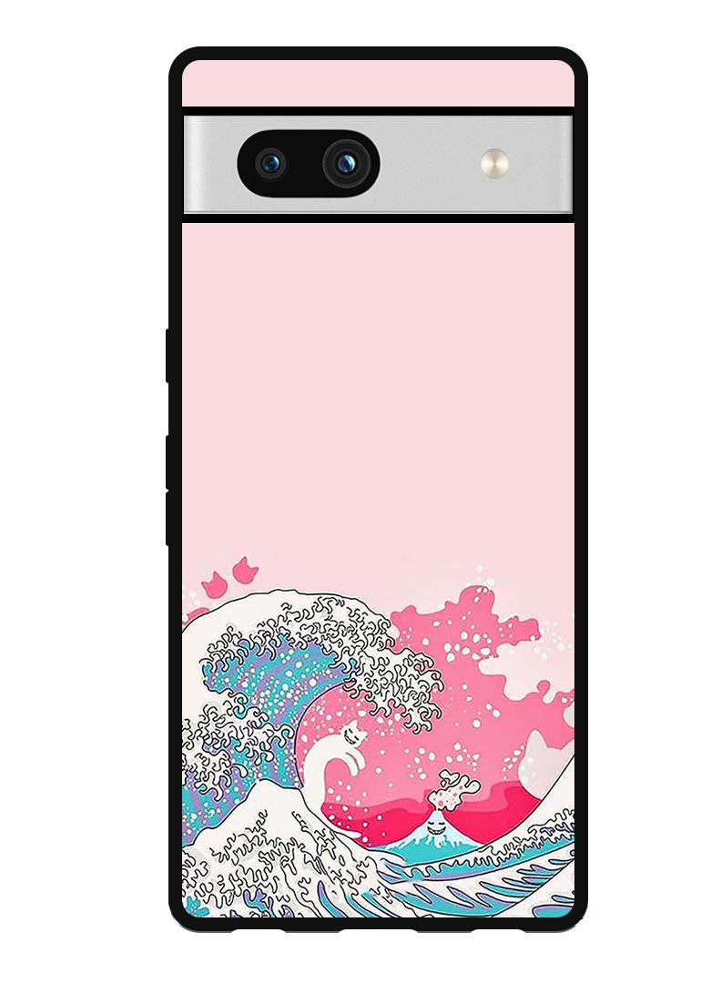 Theodor حافظة واقية مضادة للخدش وصدمات غطاء بامبر لجوجل بيكسل 7a Waves - Image 1