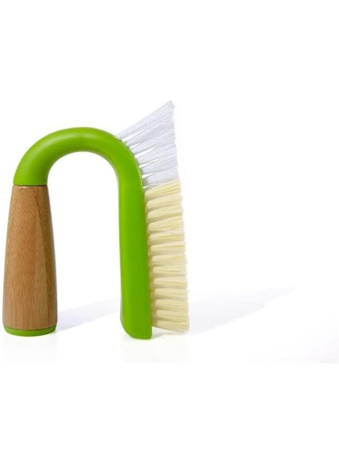 Full Circle Full Circle Grunge Buster Grout & Tile Scrub Brush, Green  - Image 1