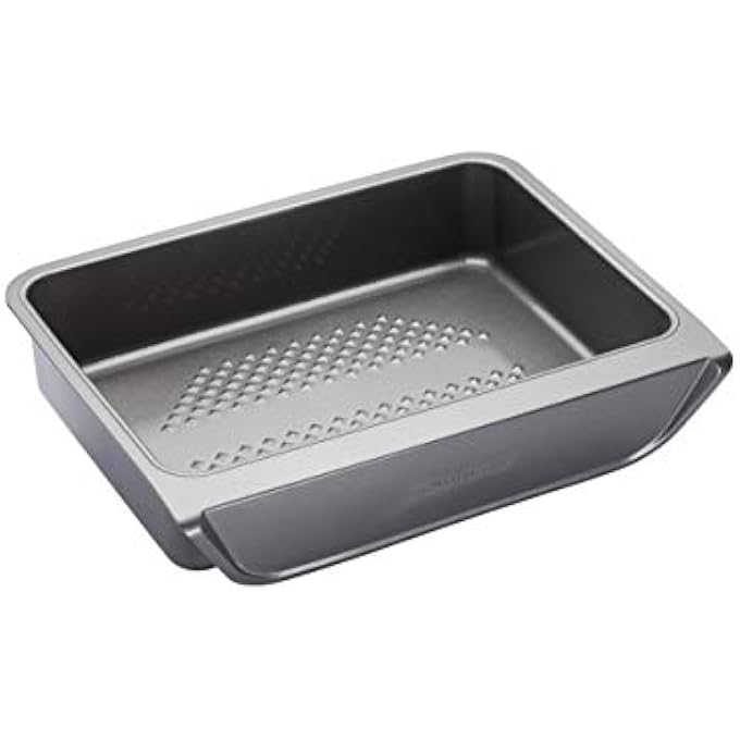 ماستر كلاس مقلاة تحميص سمارت ستاك غير لاصقة كبيرة الحجم بسعة 77 لترًا، مقاس 41 سم × 32 سم × 8 سم - Image 2