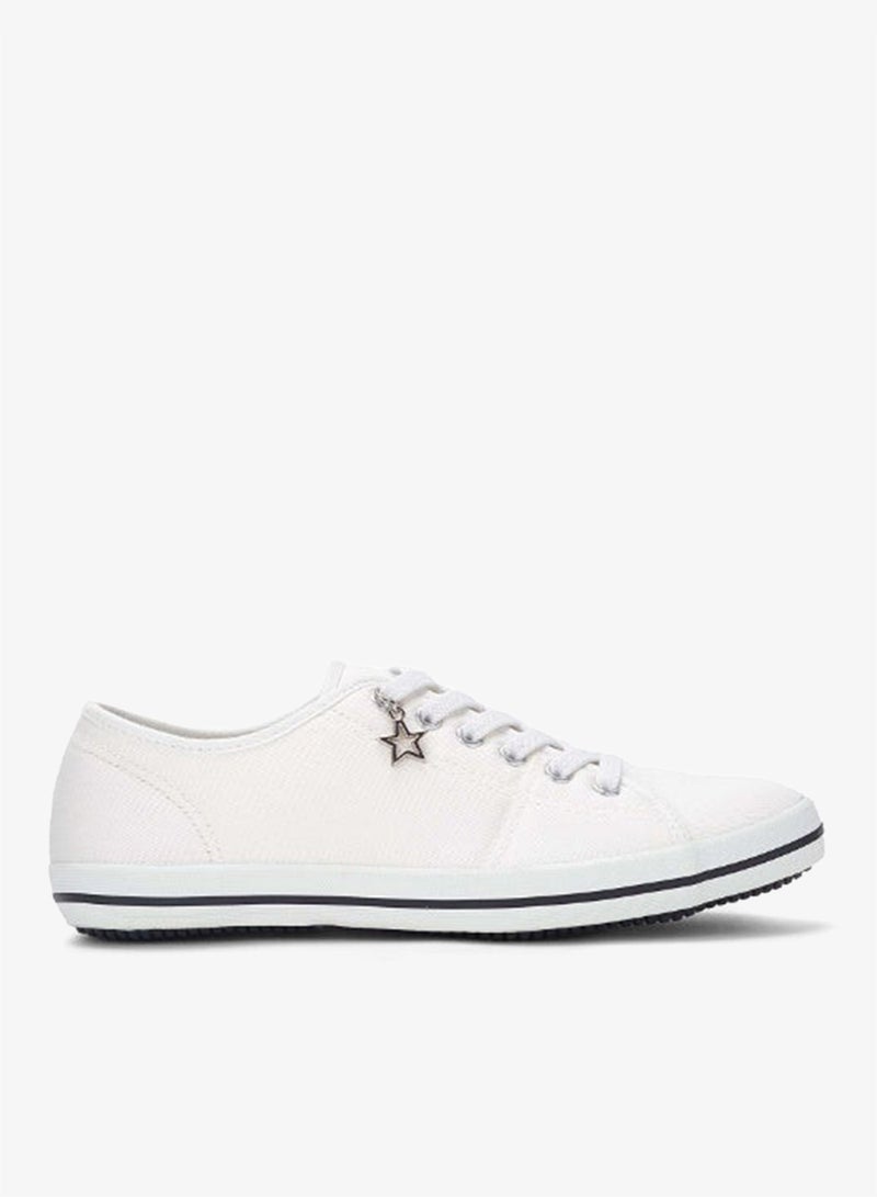 Bata Casual Flat Lace Up Sneakers - Image 1
