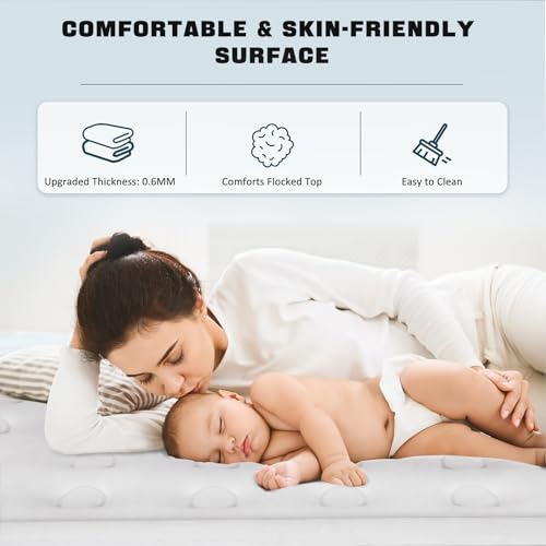 nalone Air Mattress Full with Built in Pump, Inflatable Mattress Blow up Mattress, 18'' Raise Portable Air Bed, Upgraded Fast Colchones Inflables for Home, Guest, Travel & Camping, 650lbs Max - Image 5