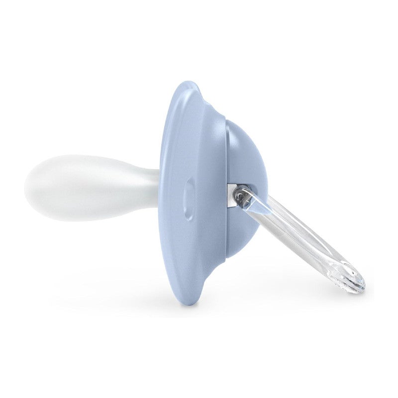 SUAVINEX سوفينكس، عبوة من 2 مصاصة للأطفال +18 شهرًا، بحلمة سيليكونية فسيولوجية SX Pro متناسقة، مسطحة ومرنة، تحترم التطور الفموي، وايلد&فري أزرق - Image 3