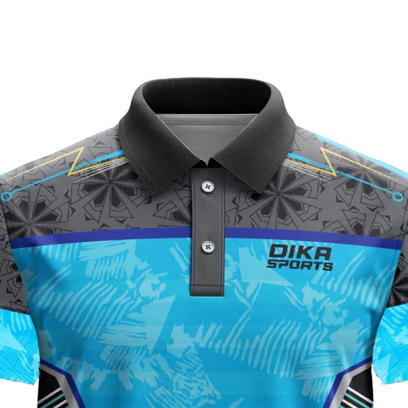 Dika Sports زي رياضي مخصص قميص كريكيت مخصص قميص كريكيت الهند 2024 | من 2 سنة إلى 5XL - Image 4