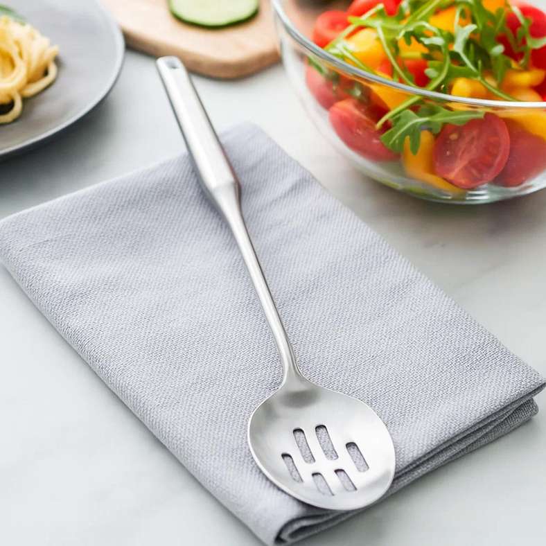 Pan Home Jumanna Slotted Spoon 38cm - Chrome