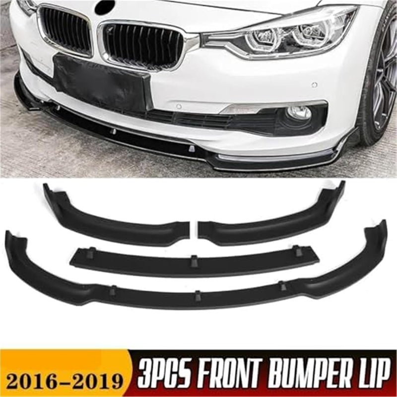 Wivplex 3PCS Front Bumper Splitter for BMW 3 Series F30 F35 - Image 5