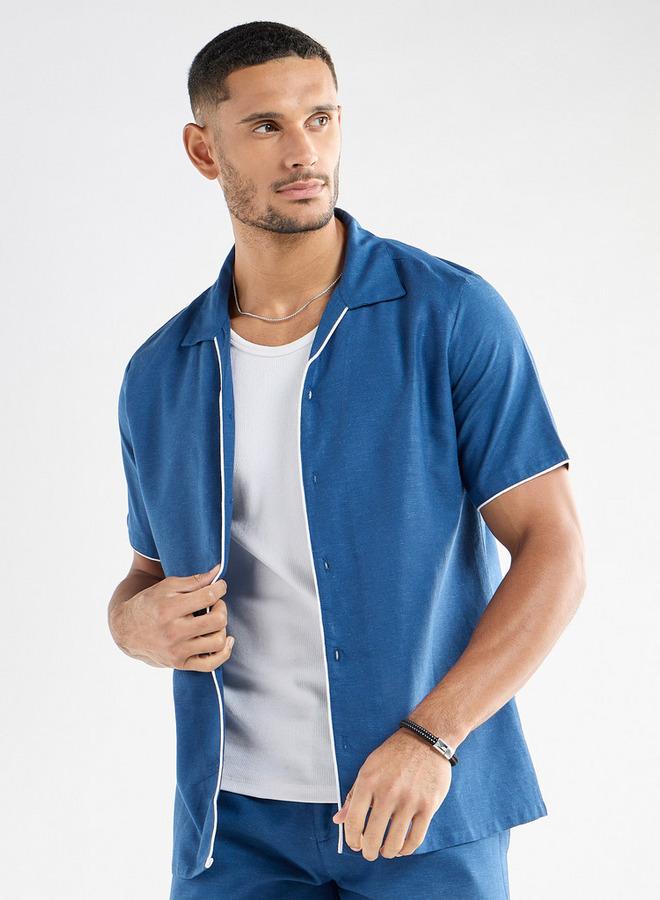 سبلاش فيڤ قميص سادة بأكمام قصيرة - Image 1