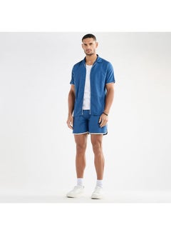 FAV Solid Shirt with Short Sleeves  - Image 2