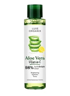 LUXE ORGANIX Aloe vera vitamin c 98% hydra bright toner 