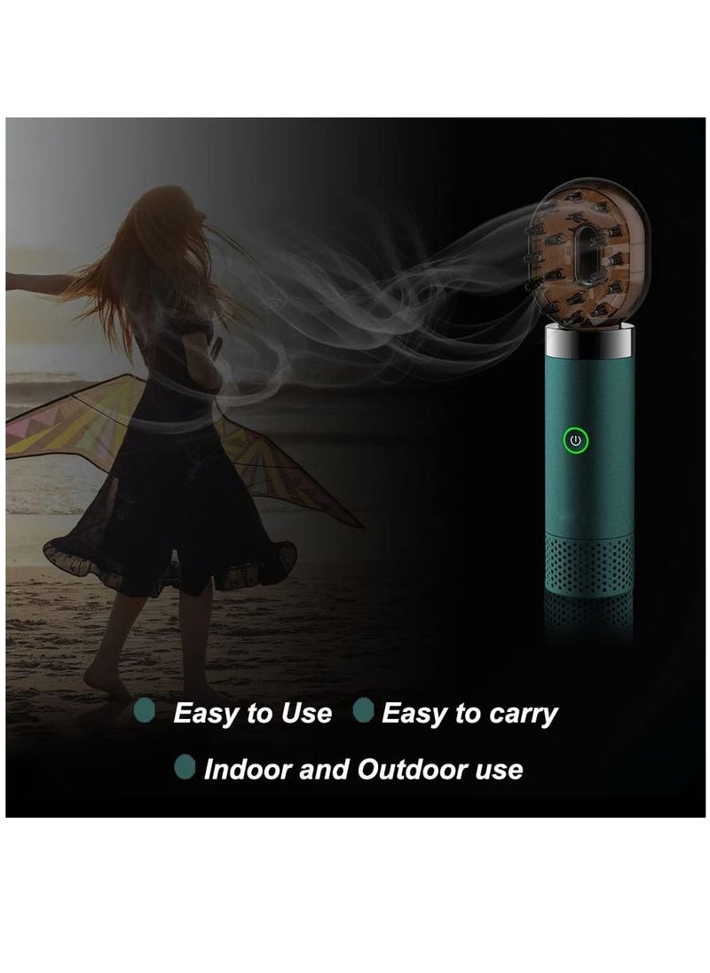Bakhoor New Modern Arabian Electric Portable Bakhoor Burner USB Rechargeable Comb Bakhoor Incense Holder Green  - Image 5