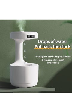 Cool Baby 800ML Air Humidifier Home Anti-Gravity Water Droplets Ultrasonic Cool Mist Maker Fogger with LED Display Office Bedroom Desktop  - Image 3