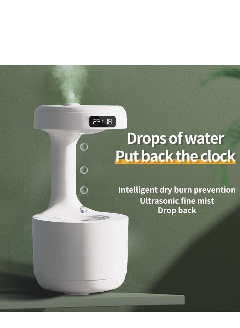 Cool Baby 800ML Air Humidifier Home Anti-Gravity Water Droplets Ultrasonic Cool Mist Maker Fogger with LED Display Office Bedroom Desktop - Image 3