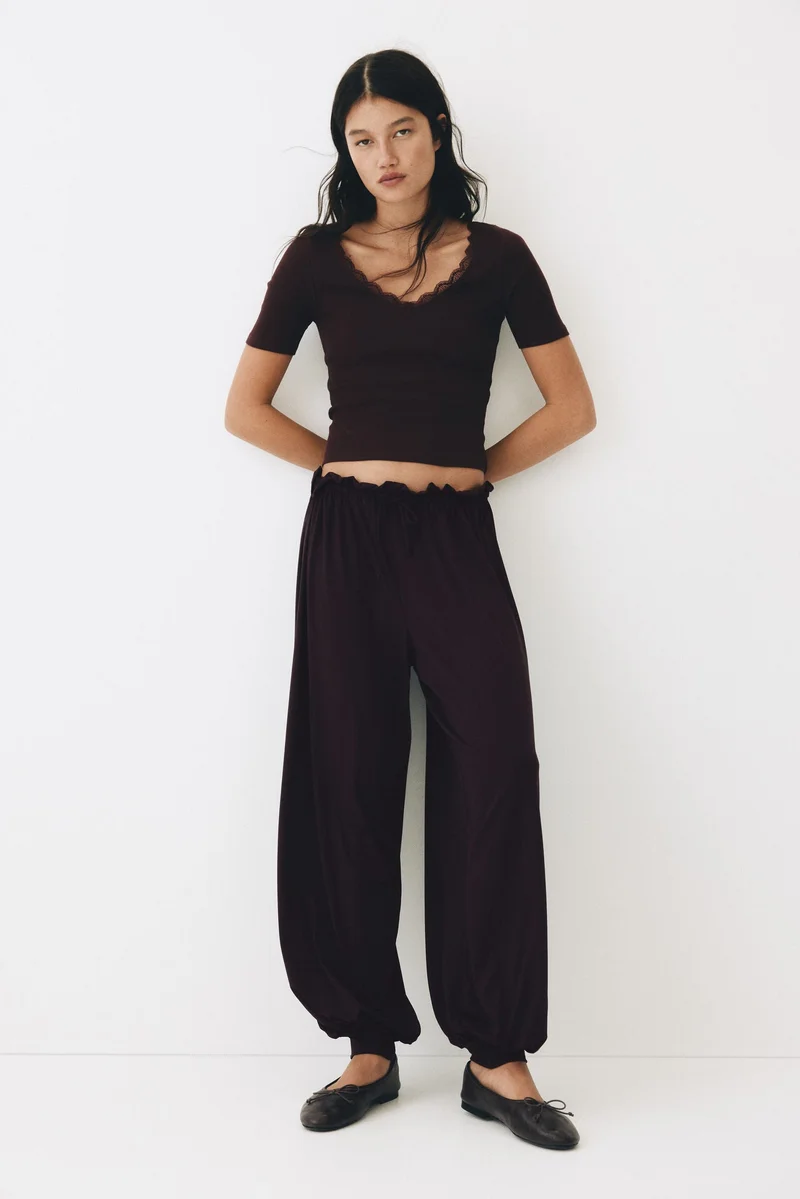 H&M Jersey balloon trousers