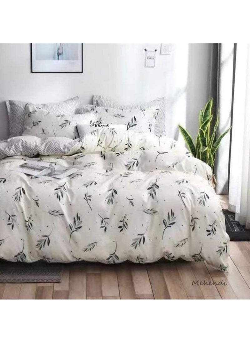 GOLDEN HOME Golden Home Luxurious Single-Person Bedding Set - Includes 1 Duvet, 1 Bed Sheet, and 4 Pillowcases Soft & Comfortable  - Image 2
