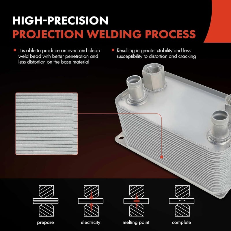 A-Premium Oil Cooler for John Deere Backhoe Series - Image 4